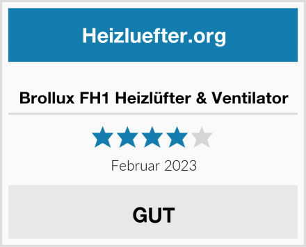  Brollux FH1 Heizlüfter & Ventilator Test