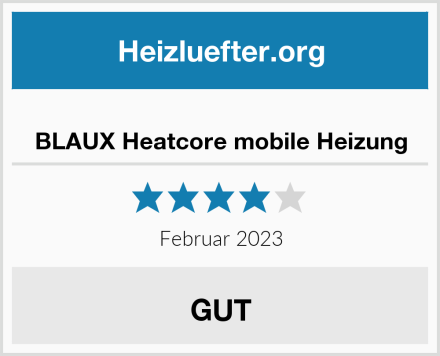  BLAUX Heatcore mobile Heizung Test