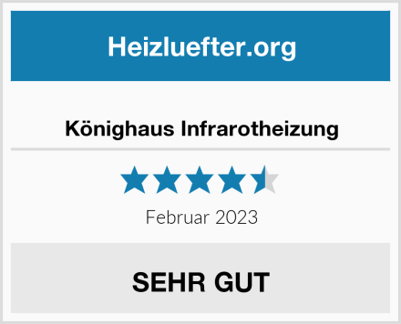  Könighaus Infrarotheizung Test
