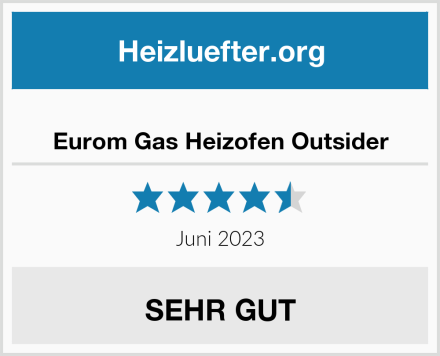  Eurom Gas Heizofen Outsider Test