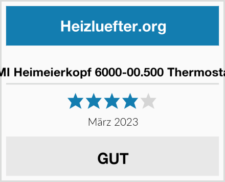  IMI Heimeierkopf 6000-00.500 Thermostat Test