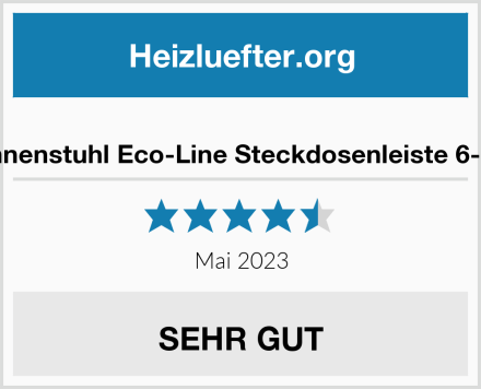  Brennenstuhl Eco-Line Steckdosenleiste 6-Fach Test