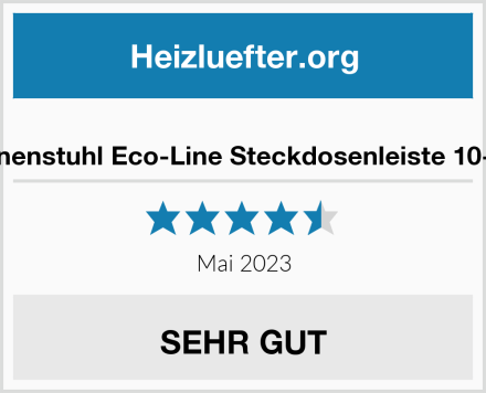  Brennenstuhl Eco-Line Steckdosenleiste 10-Fach Test