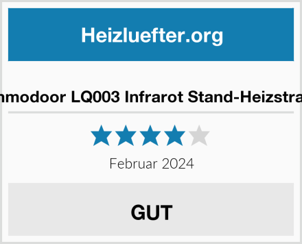  Commodoor LQ003 Infrarot Stand-Heizstrahler Test