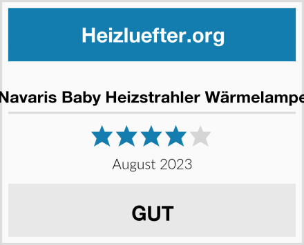  Navaris Baby Heizstrahler Wärmelampe Test