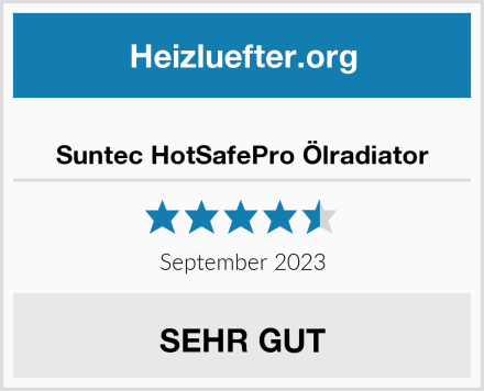  Suntec HotSafePro Ölradiator Test