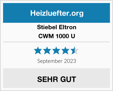 Stiebel Eltron CWM 1000 U Test