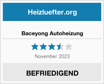  Baceyong Autoheizung Test