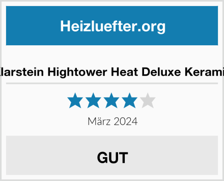  Klarstein Hightower Heat Deluxe Keramik Test